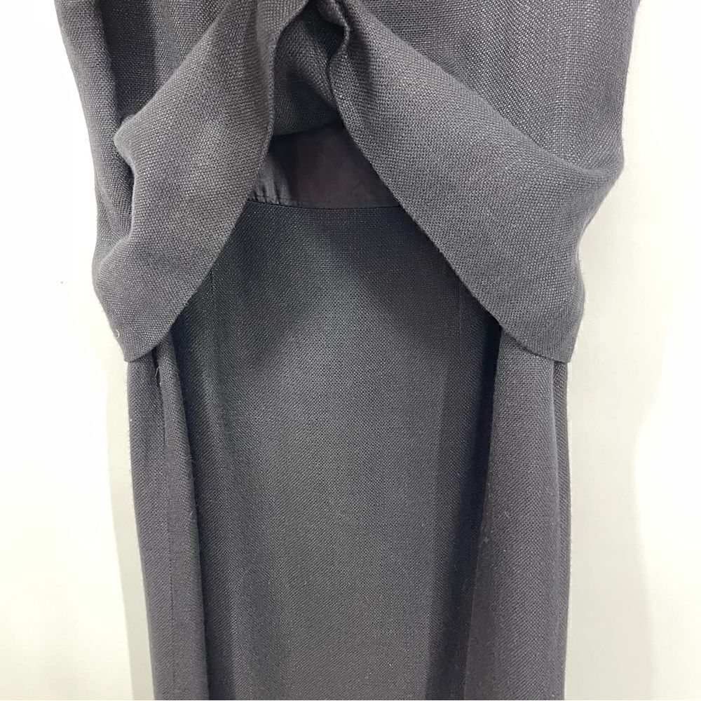 Donna Ricco New York Black Sleeveless Paneled Tank Dress Size 8 - Picture 6 of 10